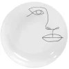 Assiette creuse en porcelaine blanche^Gifi