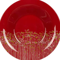 Assiette creuse Luminarc rouge Flowerfield^Gifi Discount