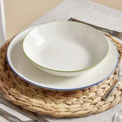 Assiette creuse porcelaine blanc Ø20cm^Gifi Outlet