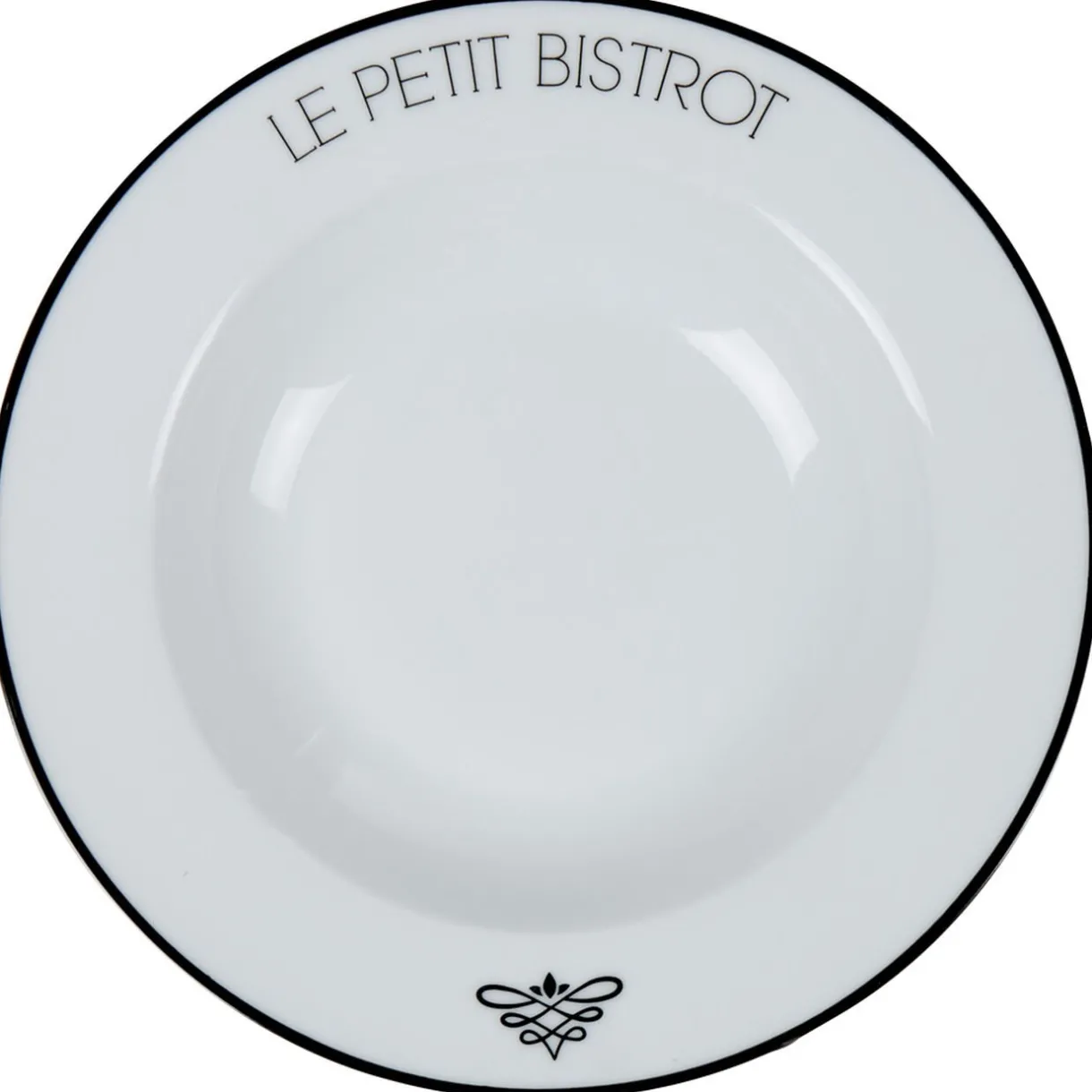 Assiette creuse ronde Le petit bistrot^Gifi Best
