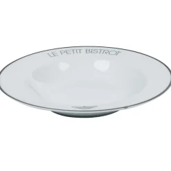 Assiette creuse ronde Le petit bistrot^Gifi Best