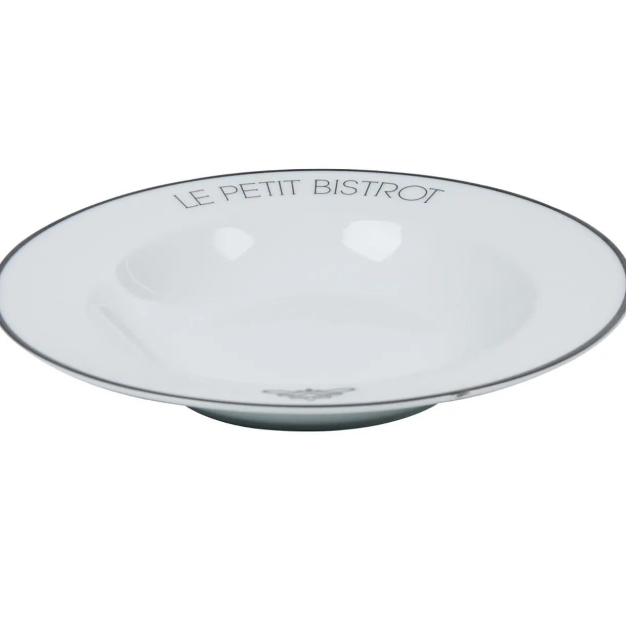 Assiette creuse ronde Le petit bistrot^Gifi Best