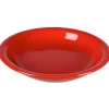 Assiette creuse ronde rouge^Gifi Hot