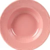Assiette creuse rose festonnée^Gifi Sale