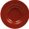 Assiette creuse rouge^Gifi Hot