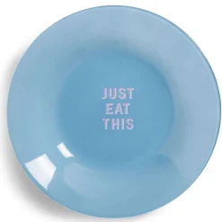 Assiette creuse verre coloré avec message Ø23cm - 3 modèles^Gifi Online
