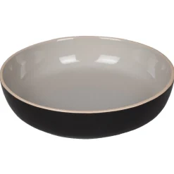 Assiette creuse Zenco bicolore gris et taupe^Gifi Online