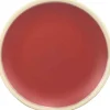 Assiette dessert couleur argile rouge bordure blanche^Gifi Clearance