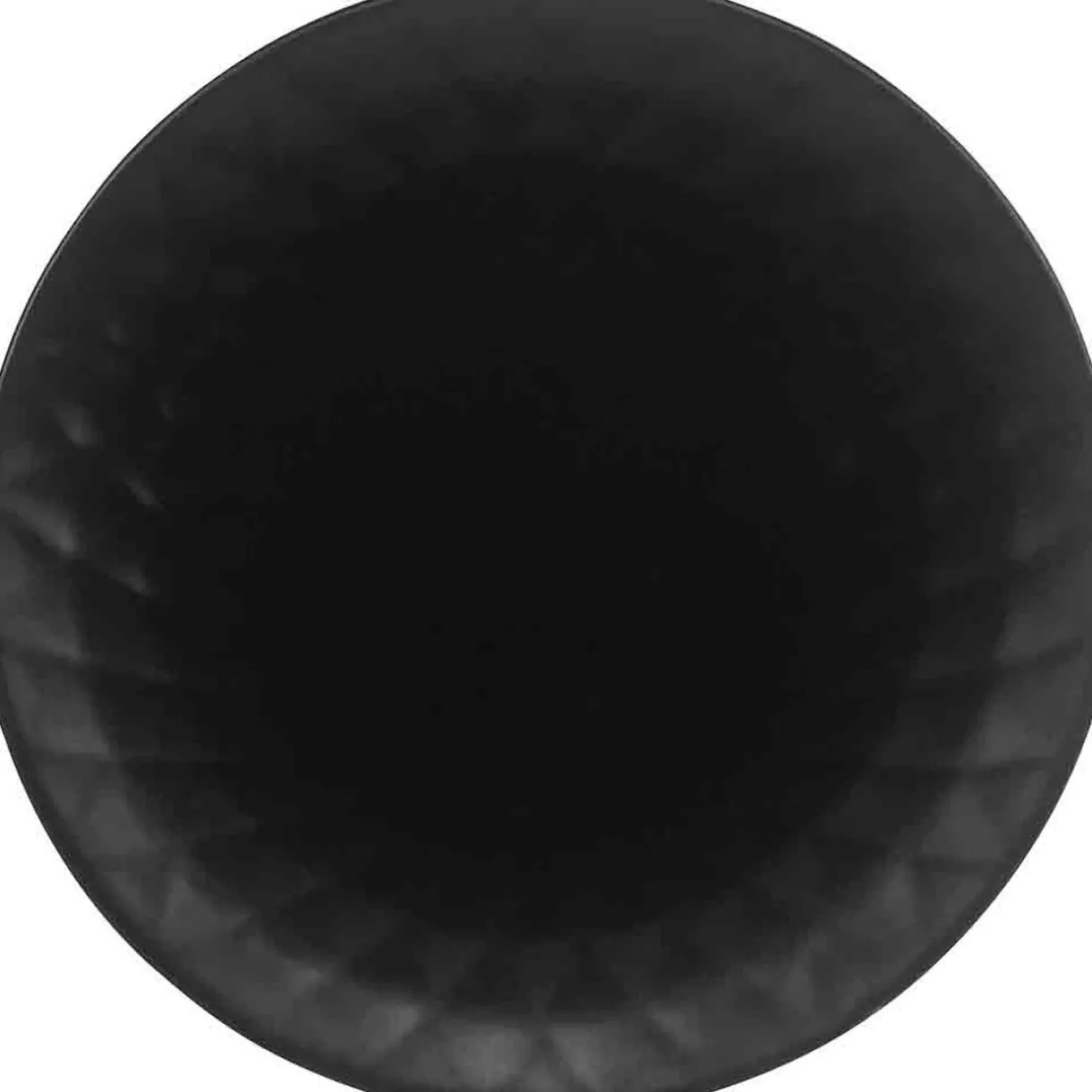 Assiette dessert noire à reliefs^Gifi Online