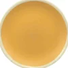 Assiette dessert ocre bordure blanche^Gifi New