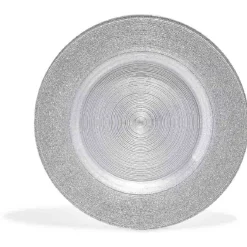 Assiette plate argenté^Gifi Hot