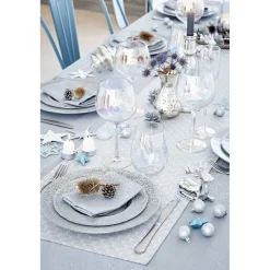 Assiette plate argenté^Gifi Hot