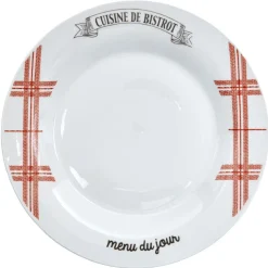 Assiette plate bistrot^Gifi Clearance