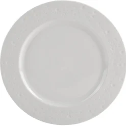 Assiette plate blanc effet martelé x4^Gifi Sale