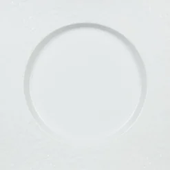 Assiette plate blanche carrée^Gifi