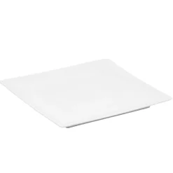 Assiette plate blanche carrée^Gifi Hot