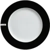 Assiette plate blanche et noire^Gifi Hot