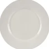Assiette plate blanche opale^Gifi Hot