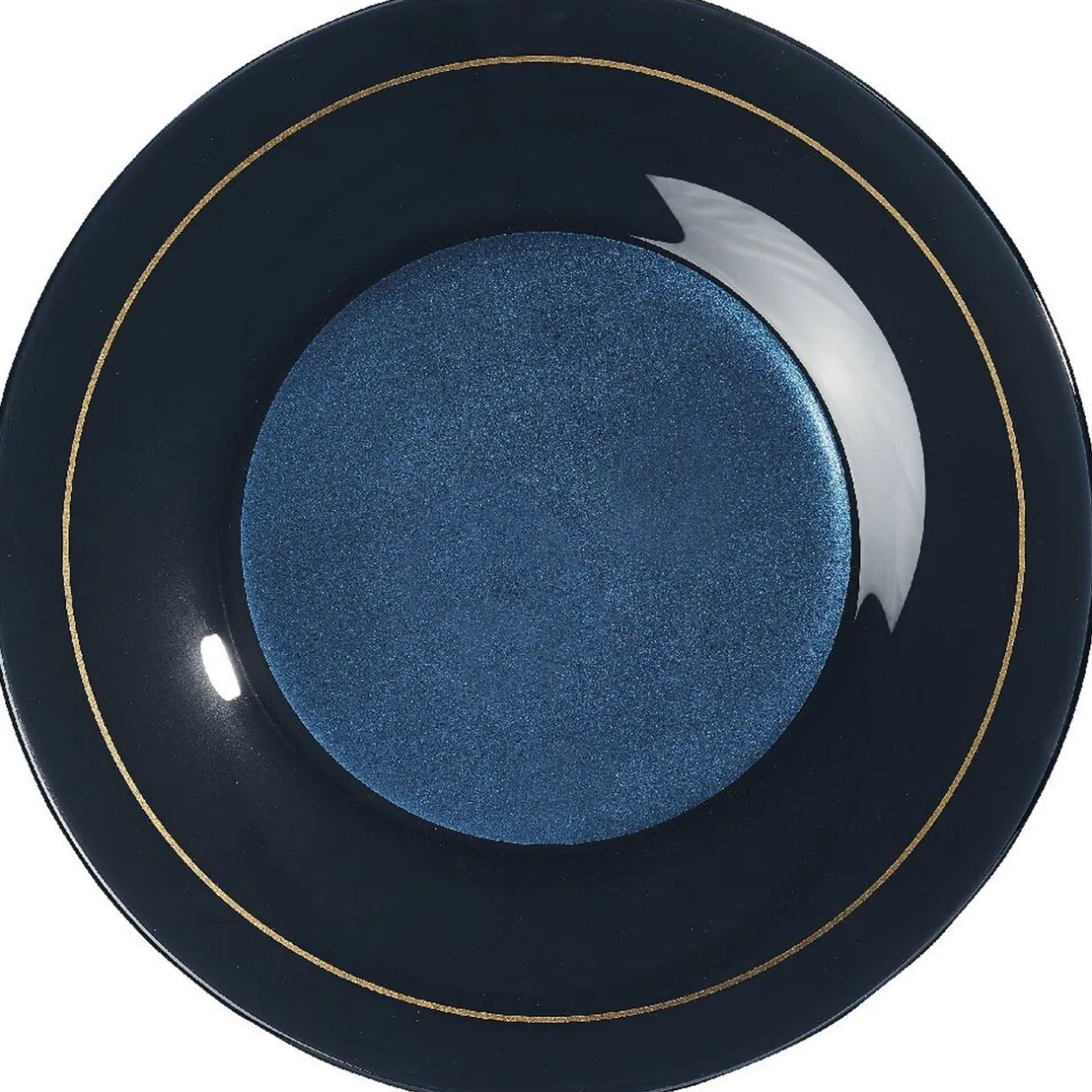 Assiette plate bleu nuit^Gifi