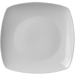 Assiette plate carrée blanche^Gifi New