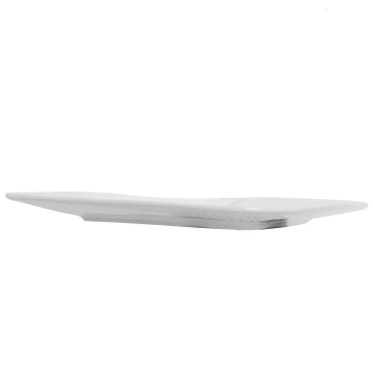 Assiette plate carrée blanche^Gifi Online