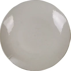 Assiette plate en faïence motif rosace forme ronde^Gifi Hot