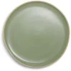 Assiette plate en faïence vert Ø27xH1,7cm^Gifi