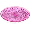 Assiette plate en plastique rose effet martelé^Gifi Best