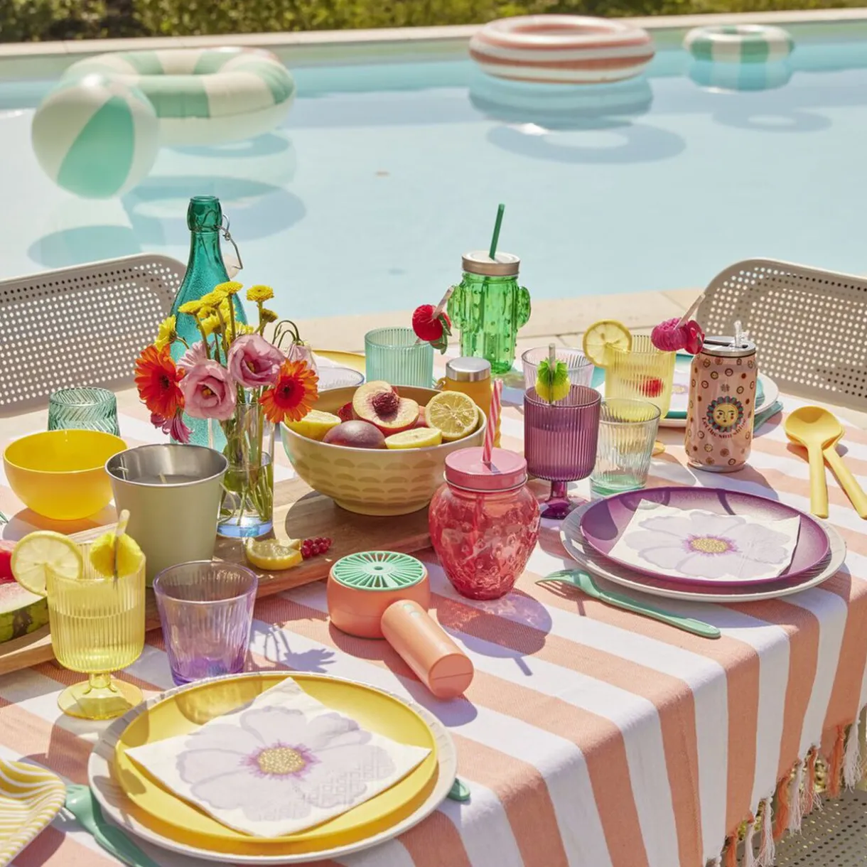 Assiette plate en plastique Ø23,5cm - 3 coloris^Gifi Best