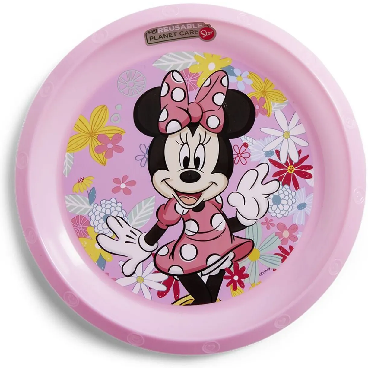 Assiette plate enfant Minnie Mouse plastique Ø21cm^Gifi Hot