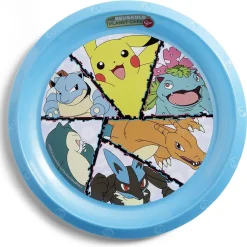 Assiette plate enfant Pokémon plastique Ø21cm^Gifi Hot