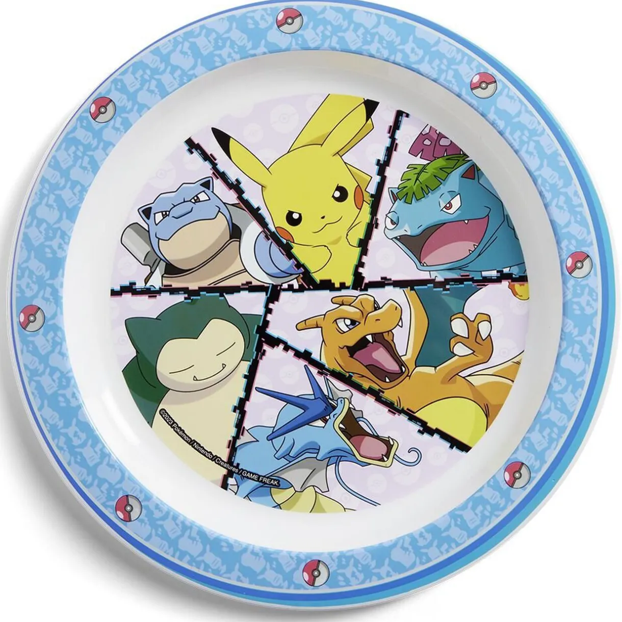 Assiette plate enfant Pokémon plastique Ø22cm^Gifi Hot
