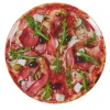 Assiette plate forme ronde style fast food motif pizza^Gifi Online
