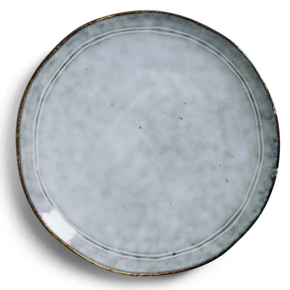 Assiette plate grès cuivré Ø26cm^Gifi Sale