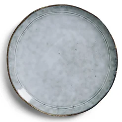 Assiette plate grès cuivré Ø26cm^Gifi
