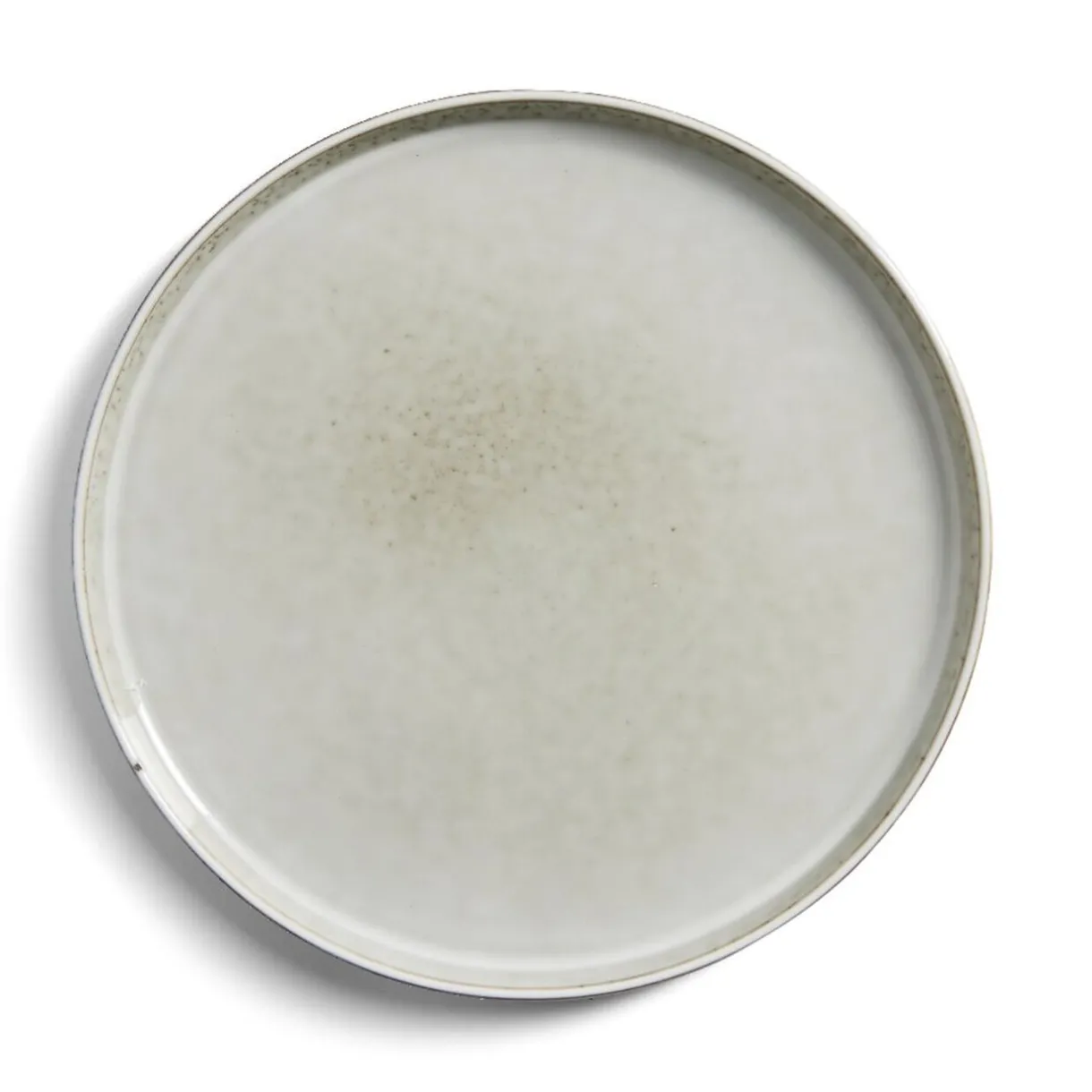 Assiette plate grès gris Ø27,5cm^Gifi Outlet