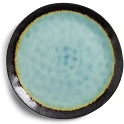 Assiette plate grès vert Ø27,5cm^Gifi Outlet
