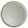 Assiette plate Julie en grès vert Ø27cm^Gifi Discount