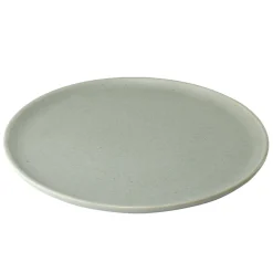 Assiette plate Julie en grès vert Ø27cm^Gifi Discount
