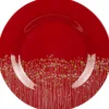 Assiette plate Luminarc rouge Flowerfield^Gifi Discount