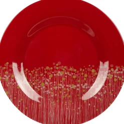 Assiette plate Luminarc rouge Flowerfield^Gifi Discount