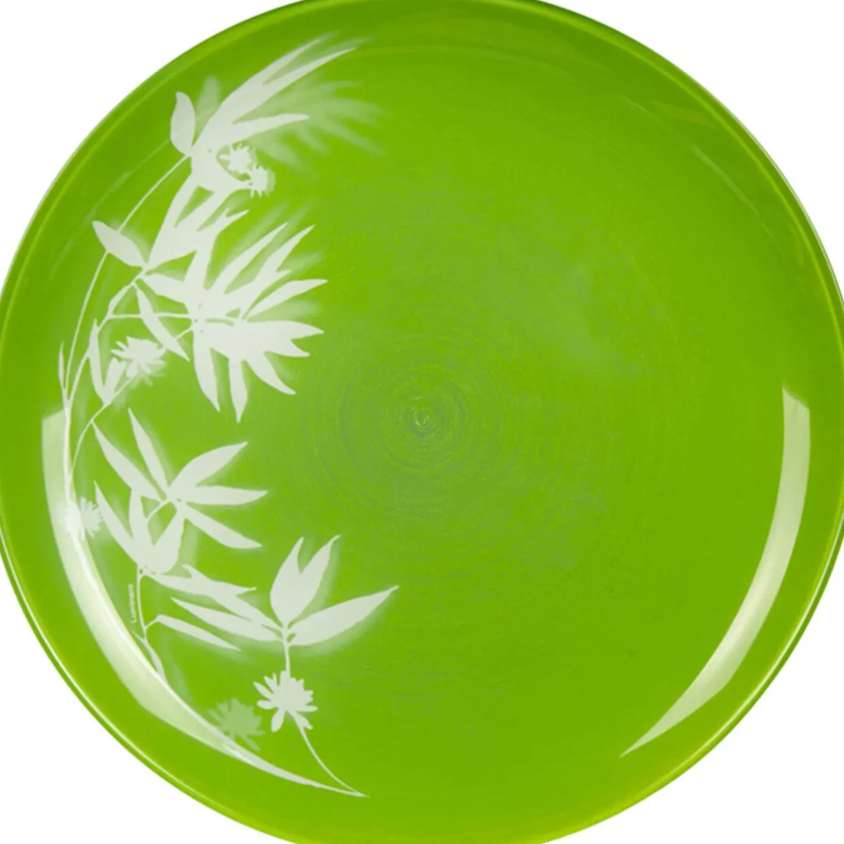Assiette plate Luminarc vert Darjeeling^Gifi Discount
