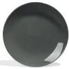 Assiette plate Madrid Ø27cm faïence grise^Gifi Best