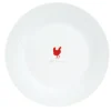 Assiette plate motif poule x4^Gifi New