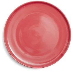Assiette plate Oslo en grès rouge Ø27cm^Gifi