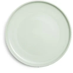 Assiette plate Oslo en grès vert Ø27cm^Gifi Outlet