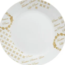 Assiette plate porcelaine Noël^Gifi Online