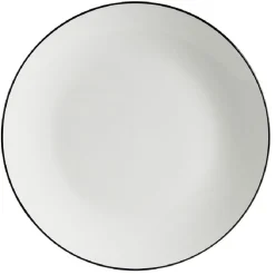 Assiette plate porcelaine blanc Ø26,5cm^Gifi Best