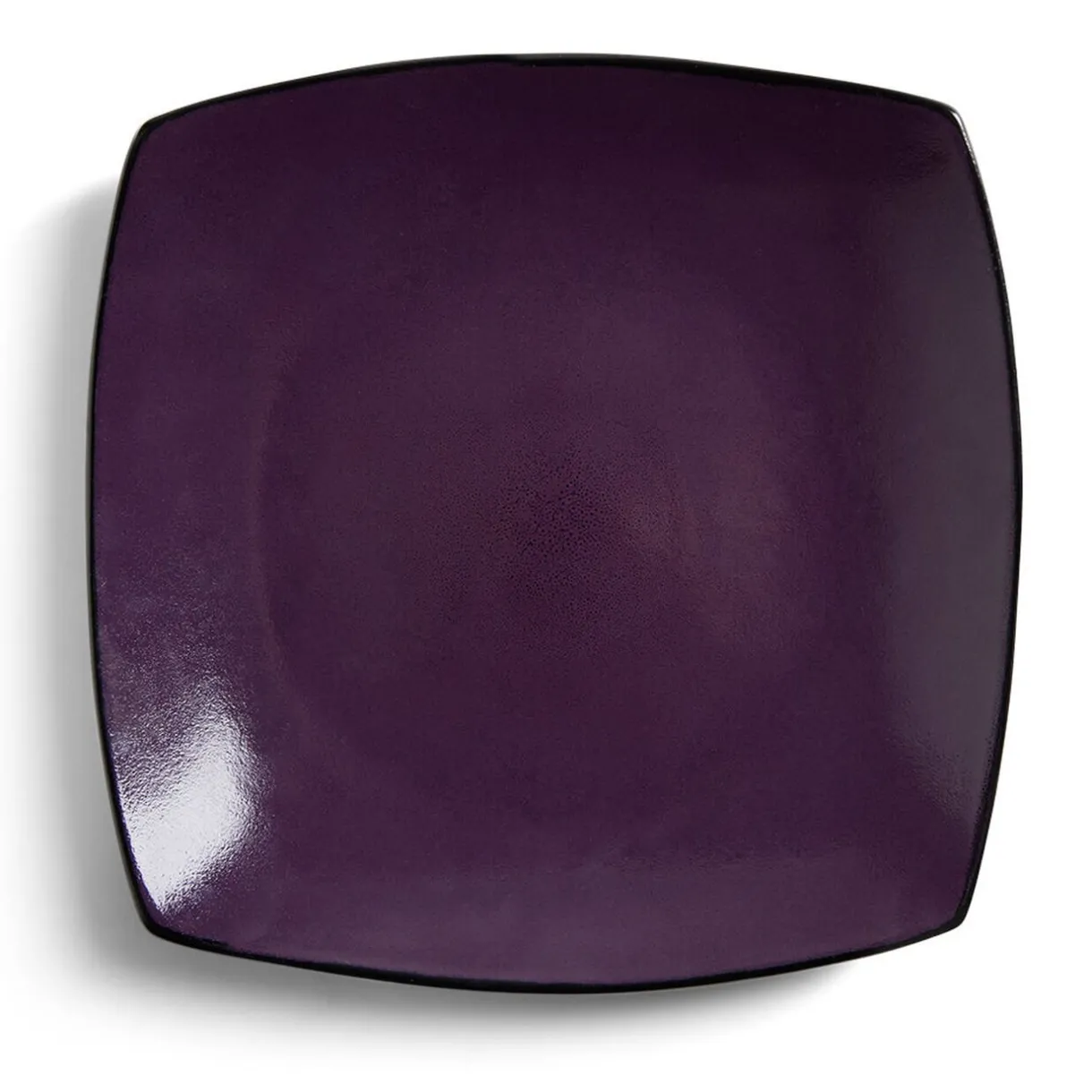 Assiette plate rectangulaire grès 27,5x27,5cm^Gifi Hot