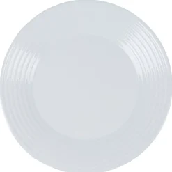 Assiette plate ronde blanche Harena^Gifi